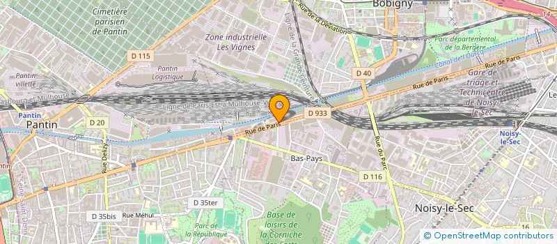 localisation de l'entreprise MONSIEUR GILBERT MEDIONI  BOBIGNY