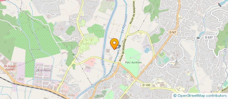 localisation de l'entreprise MONSIEUR GILBERT MENEGANTI à FREJUS