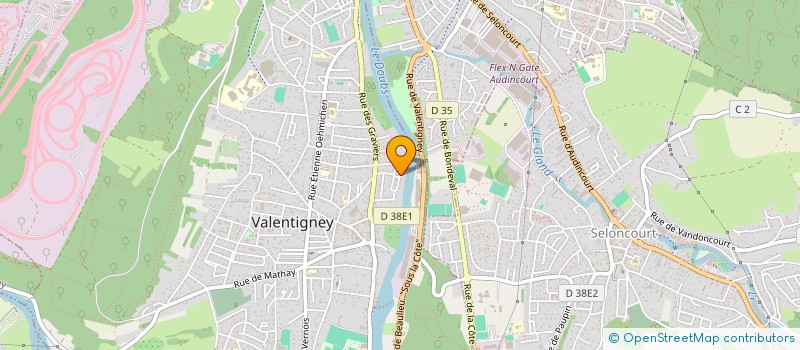 localisation de l'entreprise MONSIEUR GILBERT MERAT  VALENTIGNEY