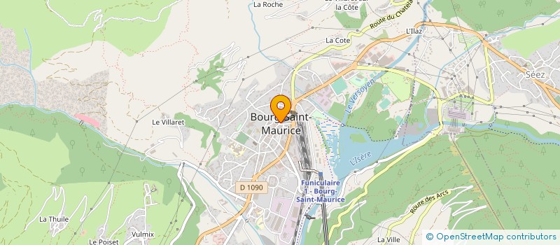 localisation de l'entreprise MONSIEUR GILBERT MERCIER à BOURG-SAINT-MAURICE