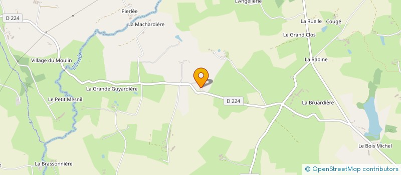 localisation de l'entreprise MONSIEUR GILBERT MERIENNE  SAINT-DENIS-DE-GASTINES