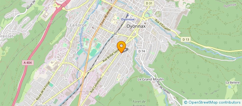 localisation de l'entreprise MONSIEUR GILBERT MICHEL à OYONNAX
