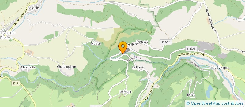 localisation de l'entreprise MONSIEUR GILBERT MISTRALI  SAINT-DIERY