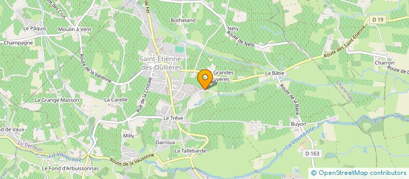 localisation de l'entreprise MONSIEUR GILBERT MOLLICONE  SAINT-ETIENNE-DES-OULLIERES