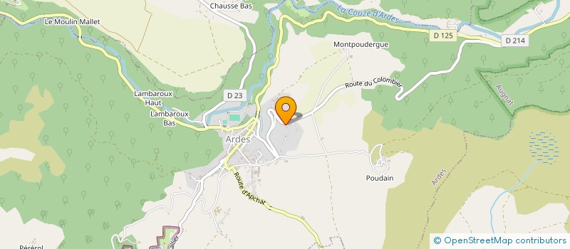 localisation de l'entreprise MONSIEUR GILBERT MOMPLOT  ARDES