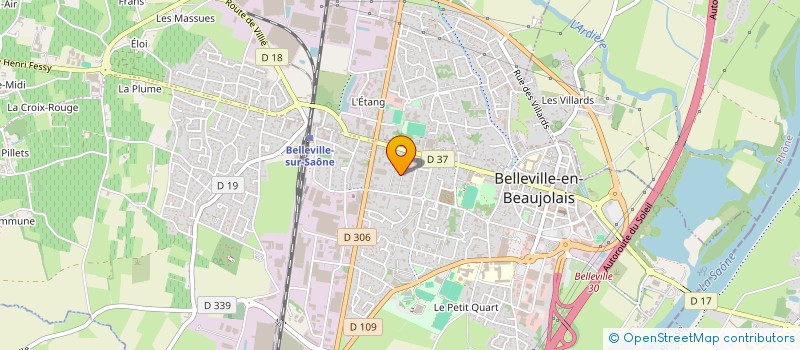 localisation de l'entreprise MONSIEUR GILBERT MORIN à BELLEVILLE-EN-BEAUJOLAIS
