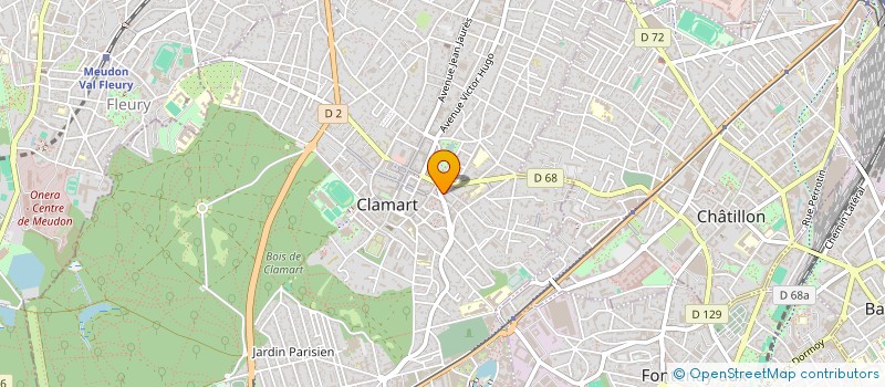 localisation de l'entreprise MONSIEUR GILBERT MORIN à CLAMART