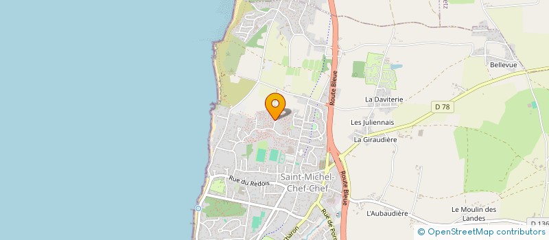 localisation de l'entreprise MONSIEUR GILBERT MORIN  SAINT-MICHEL-CHEF-CHEF