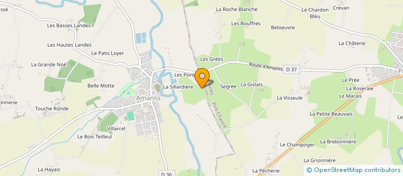 localisation de l'entreprise MONSIEUR GILBERT MOUSSAULT à PIRE-CHANCE