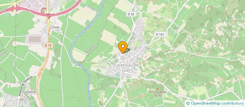 localisation de l'entreprise MONSIEUR GILBERT MUNOZ  CASTELNAU-DE-GUERS