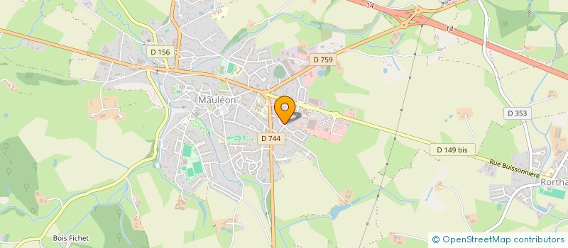 localisation de l'entreprise MONSIEUR GILBERT NAULEAU  MAULEON