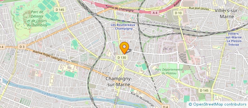 localisation de l'entreprise MONSIEUR GILBERT NDELA BABINDAMANA  CHAMPIGNY-SUR-MARNE