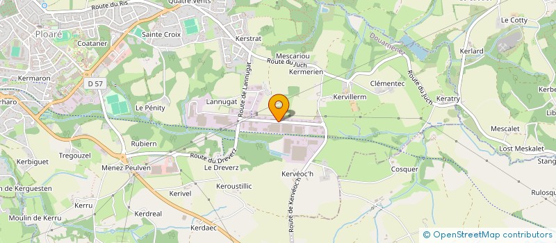 localisation de l'entreprise MONSIEUR GILBERT NEDELEC  DOUARNENEZ