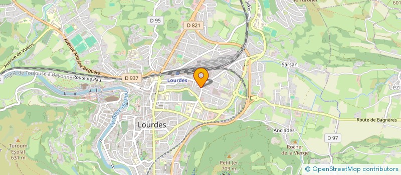localisation de l'entreprise MONSIEUR GILBERT NERIN à LOURDES