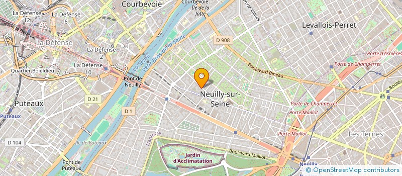 localisation de l'entreprise MONSIEUR GILBERT NEUKIRCH à NEUILLY-SUR-SEINE