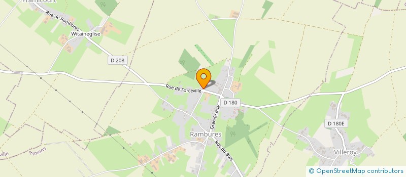 localisation de l'entreprise MONSIEUR GILBERT NIQUET  RAMBURES