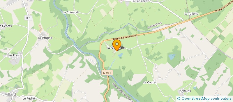 localisation de l'entreprise MONSIEUR GILBERT NIVELLES à LA CELLE-DUNOISE
