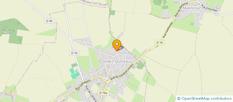 localisation de l'entreprise MONSIEUR GILBERT NOBLECOURT  VILLERS-OUTREAUX