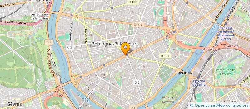 localisation de l'entreprise MONSIEUR GILBERT OHANA à BOULOGNE-BILLANCOURT