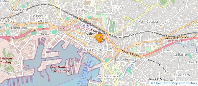 localisation de l'entreprise MONSIEUR GILBERT OLIVIER  TOULON