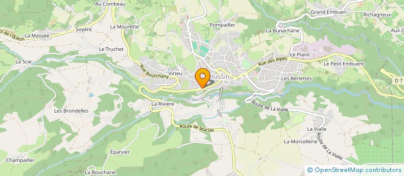 localisation de l'entreprise MONSIEUR GILBERT OLLAGNIER  PELUSSIN