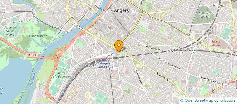 localisation de l'entreprise MONSIEUR GILBERT OUDOT  ANGERS