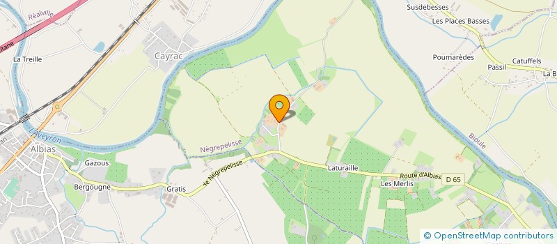 localisation de l'entreprise MONSIEUR GILBERT OUSTRY  NEGREPELISSE