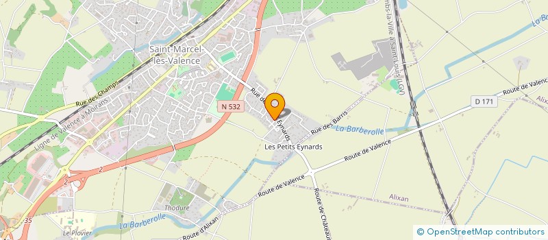 localisation de l'entreprise MONSIEUR GILBERT OVIZE à SAINT-MARCEL-LES-VALENCE