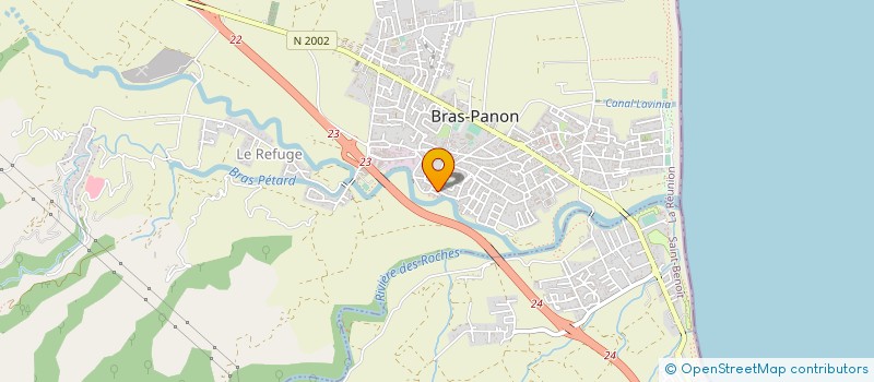 localisation de l'entreprise MONSIEUR GILBERT PADRE  BRAS-PANON