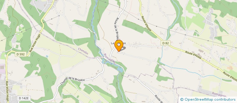 localisation de l'entreprise MONSIEUR GILBERT PAGAY  ROMAGNIEU