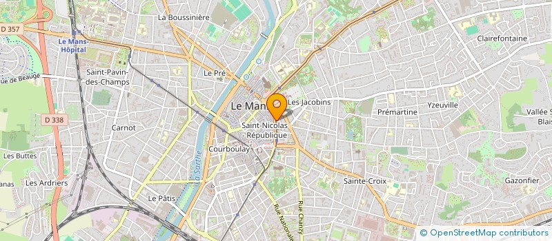 localisation de l'entreprise MONSIEUR GILBERT PAJOT à LE MANS