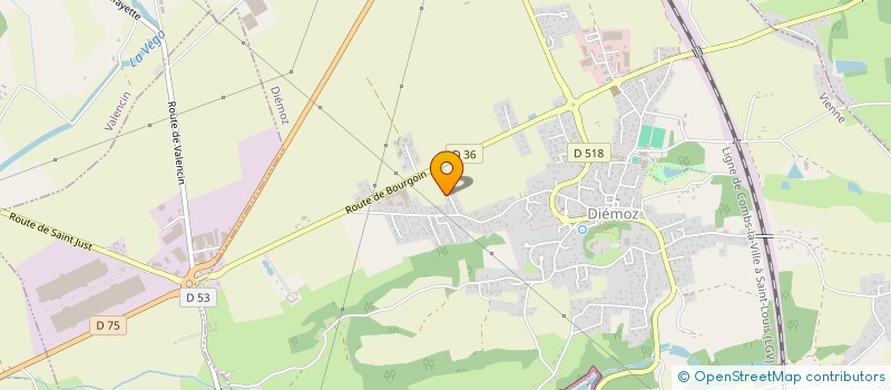 localisation de l'entreprise MONSIEUR GILBERT PARRAIN  DIEMOZ