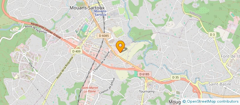 localisation de l'entreprise MONSIEUR GILBERT PATUCCA à MOUGINS