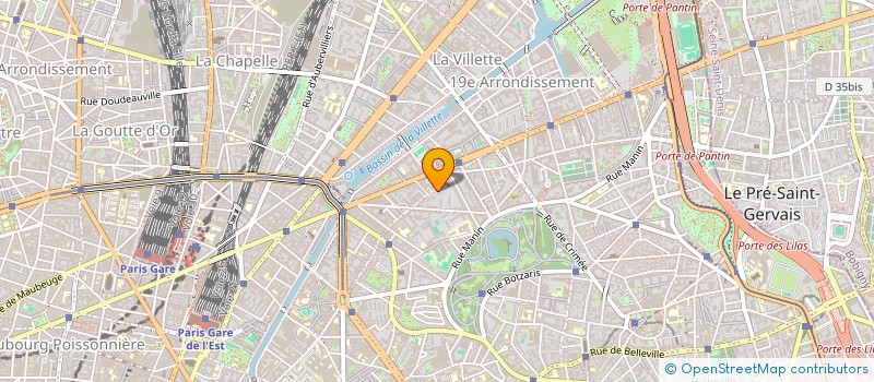 localisation de l'entreprise MONSIEUR GILBERT PELMONT  PARIS