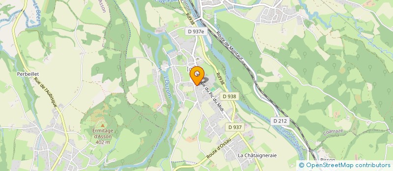 localisation de l'entreprise MONSIEUR GILBERT PERE  LESTELLE-BETHARRAM