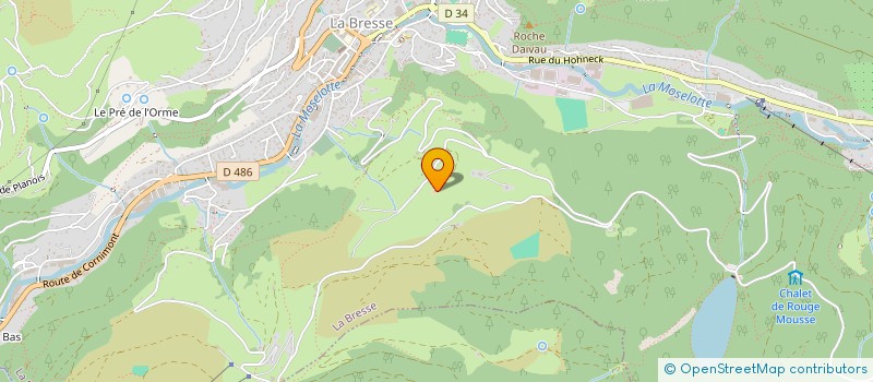 localisation de l'entreprise MONSIEUR GILBERT PERRIN  LA BRESSE