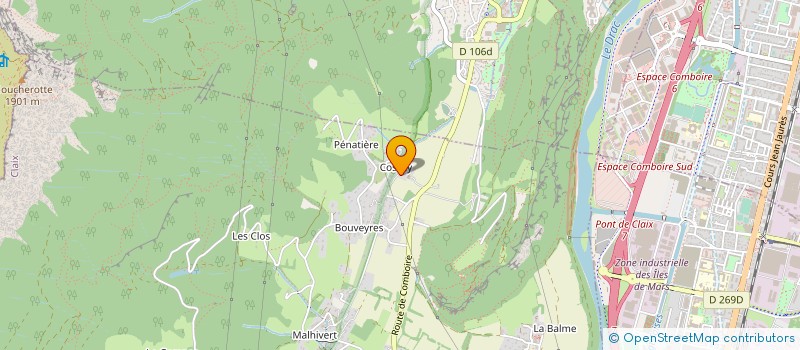 localisation de l'entreprise MONSIEUR GILBERT PETINOT  CLAIX