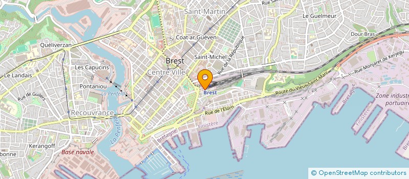 localisation de l'entreprise MONSIEUR GILBERT PHILEAS  BREST