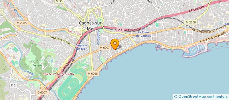localisation de l'entreprise MONSIEUR GILBERT PICCIOLI à CAGNES-SUR-MER