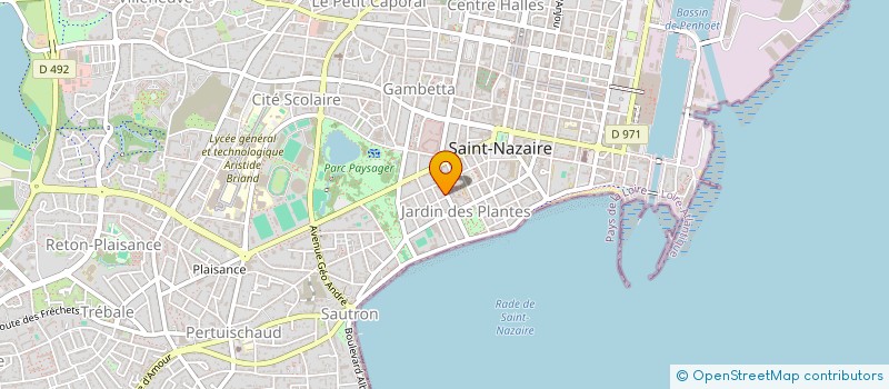 localisation de l'entreprise MONSIEUR GILBERT PICHARD  SAINT-NAZAIRE