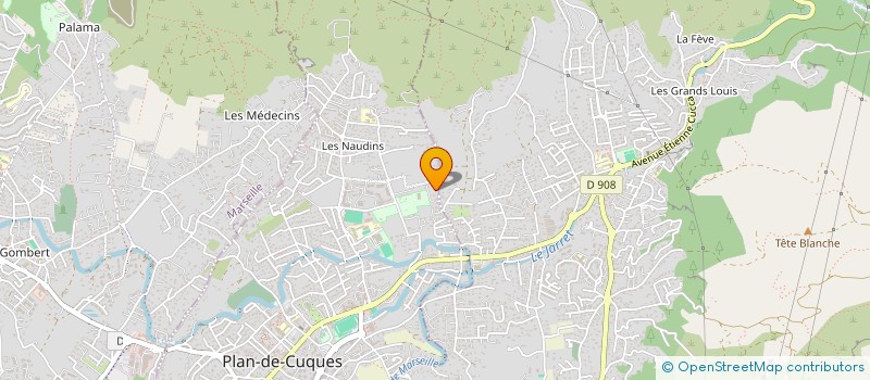 localisation de l'entreprise MONSIEUR GILBERT PIMEGLIO  PLAN-DE-CUQUES