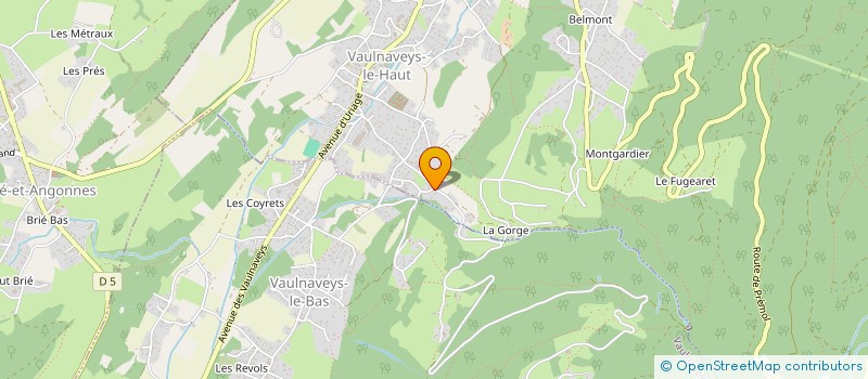 localisation de l'entreprise MONSIEUR GILBERT PLANCON  VAULNAVEYS-LE-HAUT