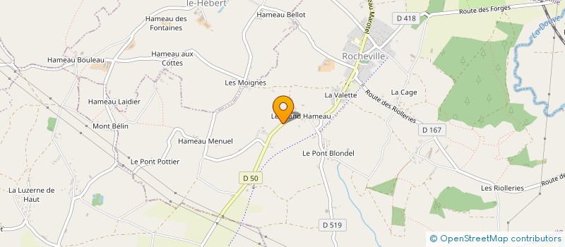 localisation de l'entreprise MONSIEUR GILBERT POSTEL à ROCHEVILLE
