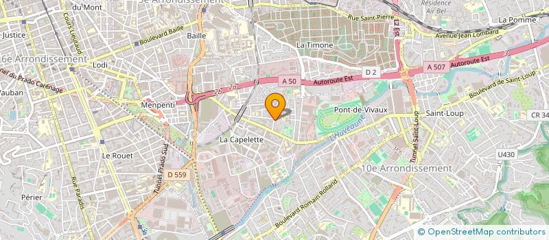 localisation de l'entreprise MONSIEUR GILBERT POUJADE DE LADEVEZE à MARSEILLE