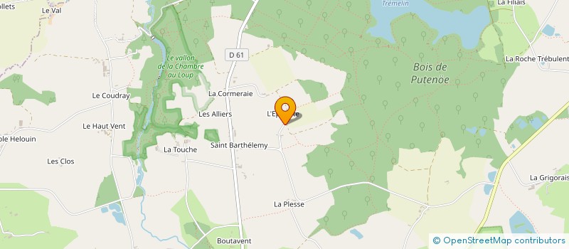 localisation de l'entreprise MONSIEUR GILBERT POULNAIS  IFFENDIC