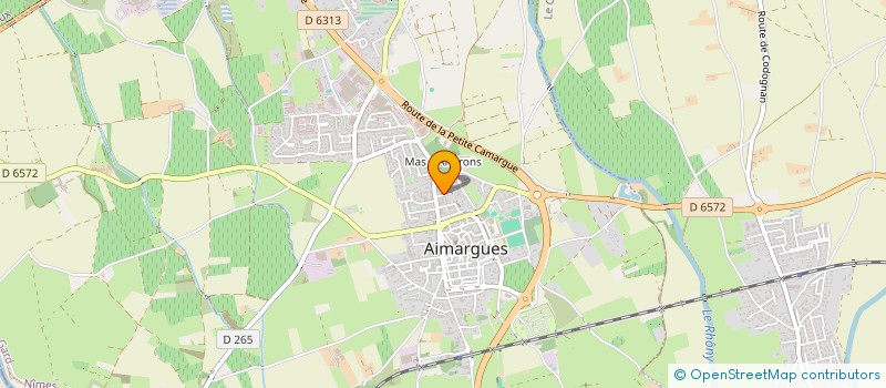 localisation de l'entreprise MONSIEUR GILBERT POURREAU à AIMARGUES