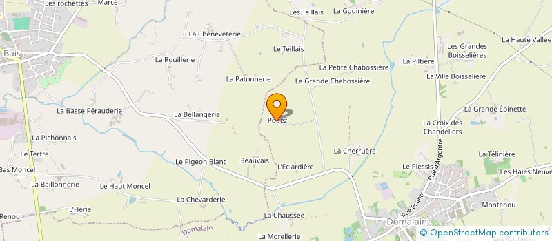 localisation de l'entreprise MONSIEUR GILBERT POUSSET à DOMALAIN