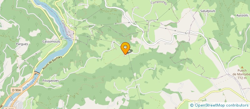 localisation de l'entreprise MONSIEUR GILBERT PRADEL  ENTRAYGUES-SUR-TRUYERE