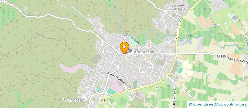 localisation de l'entreprise MONSIEUR GILBERT PRADEL  COURNONTERRAL