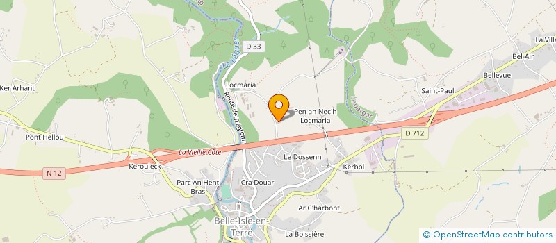 localisation de l'entreprise MONSIEUR GILBERT PRIGENT à PLOUNEVEZ-MOEDEC